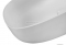 MARMY - CANDY S - Mosdótál, mosdó - Matt fehér öntött márvány 48x32 cm - Pultra, bútorra ültethető