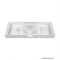 MARMY - MARBEL - Mosdó, mosdókagyló - Matt fehér öntött márvány 121x46cm - Pultra, bútorra, falra szerelhető