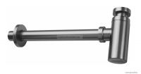 DEANTE - Mosdó szifon, búraszifon - Kerek - Titánszürke fém (NHC D31K)