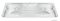 MARMY - RAVENNA - Dupla mosdó - Fényes fehér öntött márvány 160x50 - Szögletes - Pultba süllyeszthető, bútorra szerelhető